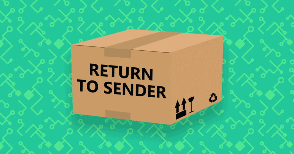 return to sender box