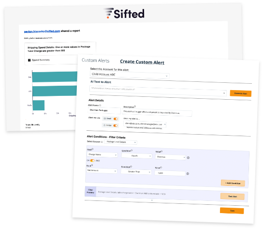 SiftedAI Coming Soon - Custom Alerts app screenshot